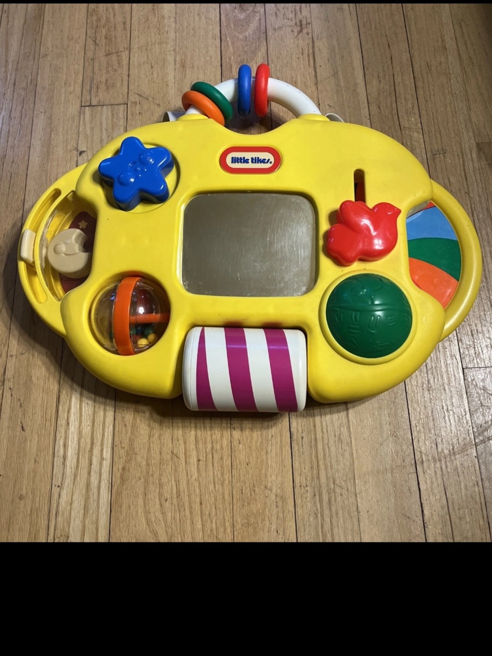 little tikes activity center vintage 1991 baby/toddler hang on crib/playpen mint